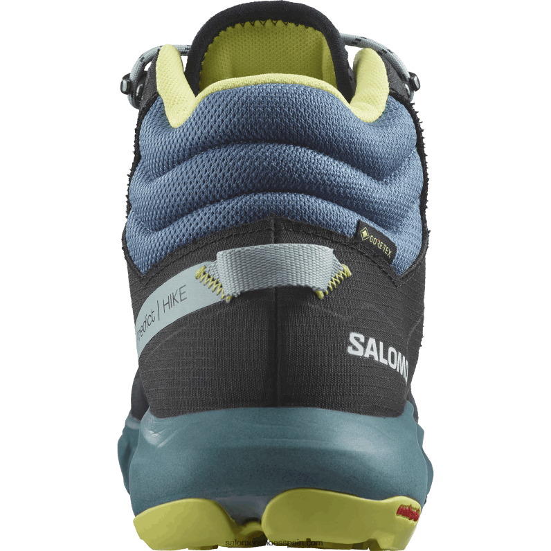 botas de montaña para hombre - predecir caminata mid gore-tex Salomon 00B0PZ56 zafiro oscuro/ceniza azul/lima soleado