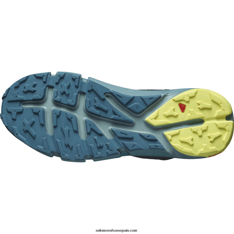 botas de montaña para hombre - predecir caminata mid gore-tex Salomon 00B0PZ56 zafiro oscuro/ceniza azul/lima soleado