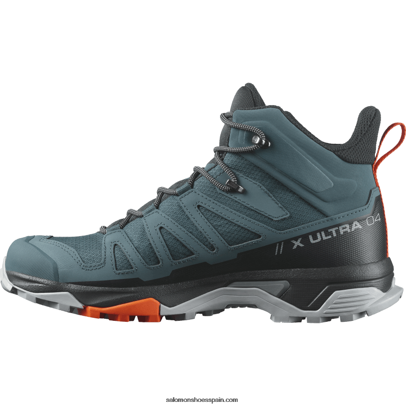 botas de montaña para hombre - x ultra 4 mid gore-tex Salomon 00B0PZ10 ibis stargazer/negro/escarlata