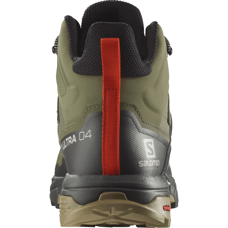 botas de montaña para hombre - x ultra 4 mid gore-tex Salomon 00B0PZ9 verde liquen profundo/turba/kelp