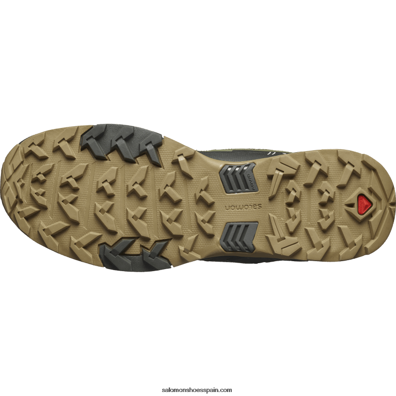 botas de montaña para hombre - x ultra 4 mid gore-tex Salomon 00B0PZ9 verde liquen profundo/turba/kelp