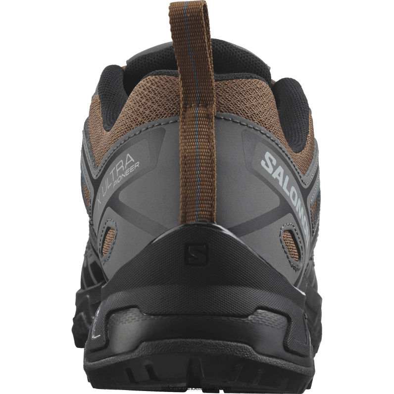 zapatillas de senderismo para hombre - x ultra pioneer aero Salomon 00B0PZ20 toffee/tono tranquilo/azul ánade real