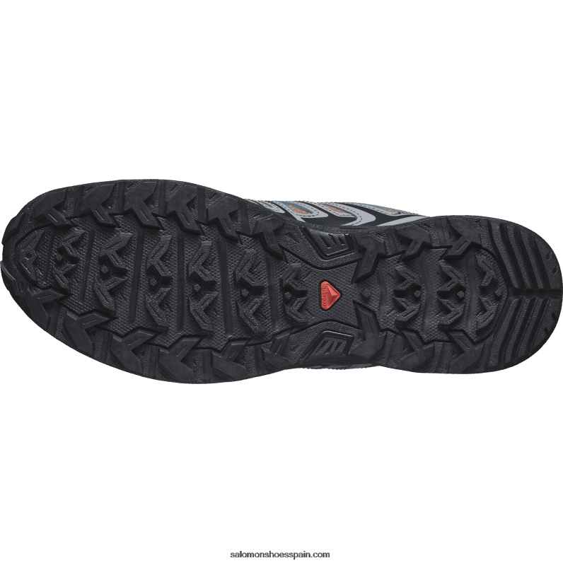 zapatillas de senderismo para hombre - x ultra pioneer aero Salomon 00B0PZ20 toffee/tono tranquilo/azul ánade real