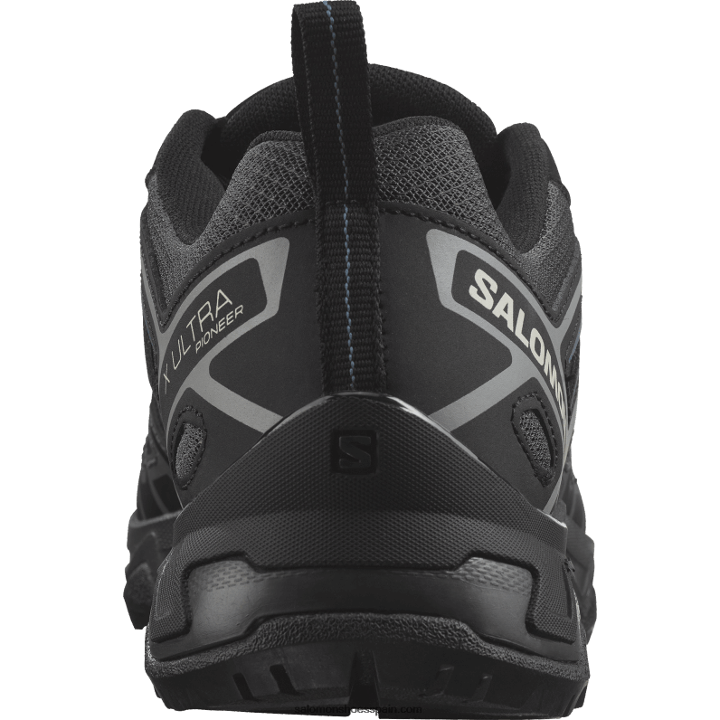 zapatillas de senderismo para hombre - x ultra pioneer aero Salomon 00B0PZ21 fresno negro/ébano/azul