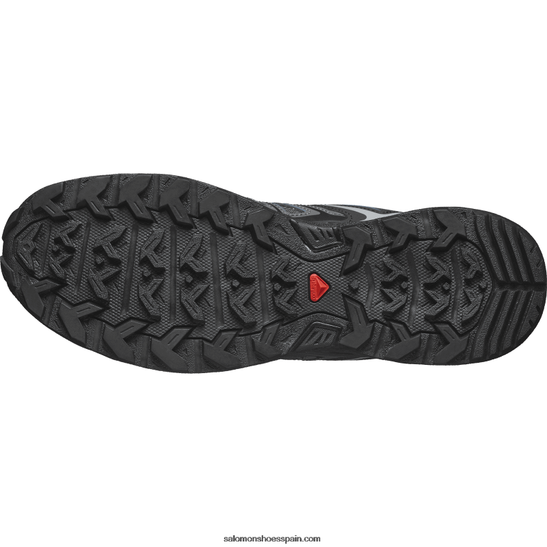 zapatillas de senderismo para hombre - x ultra pioneer aero Salomon 00B0PZ21 fresno negro/ébano/azul