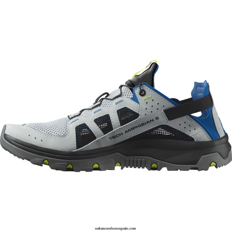 zapatos de agua para hombre - techamphibian 5 Salomon 00B0PZ1 azul perla/azul lapislázuli/amarillo seguridad