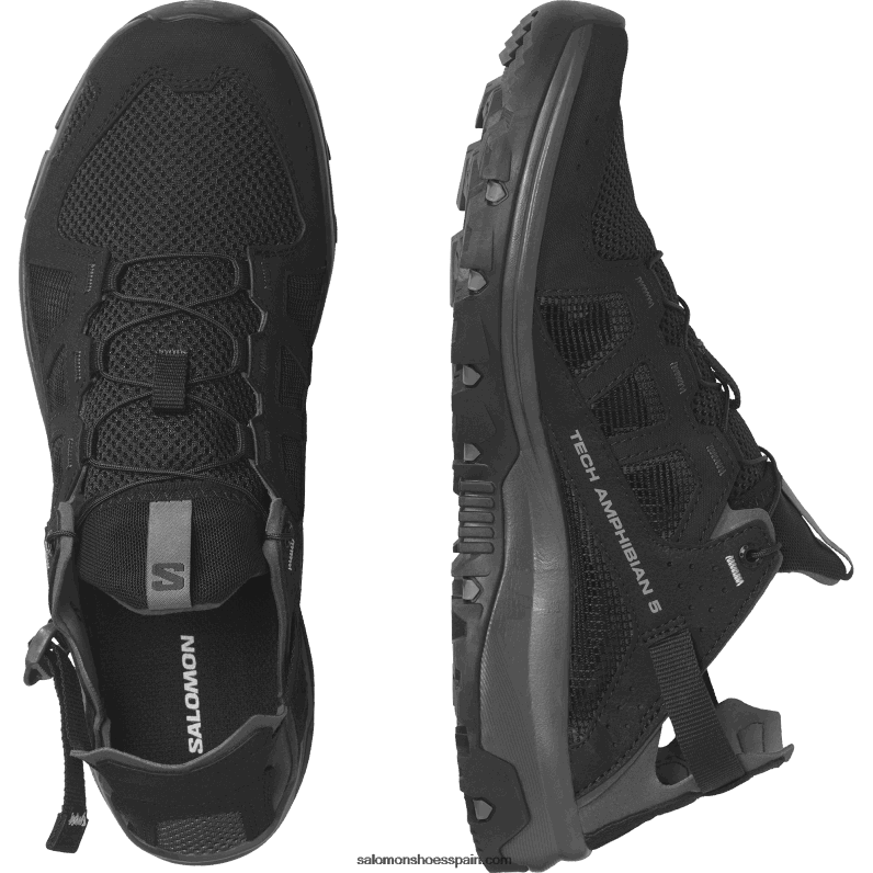 zapatos de agua para hombre - techamphibian 5 Salomon 00B0PZ2 negro/imán/monumento