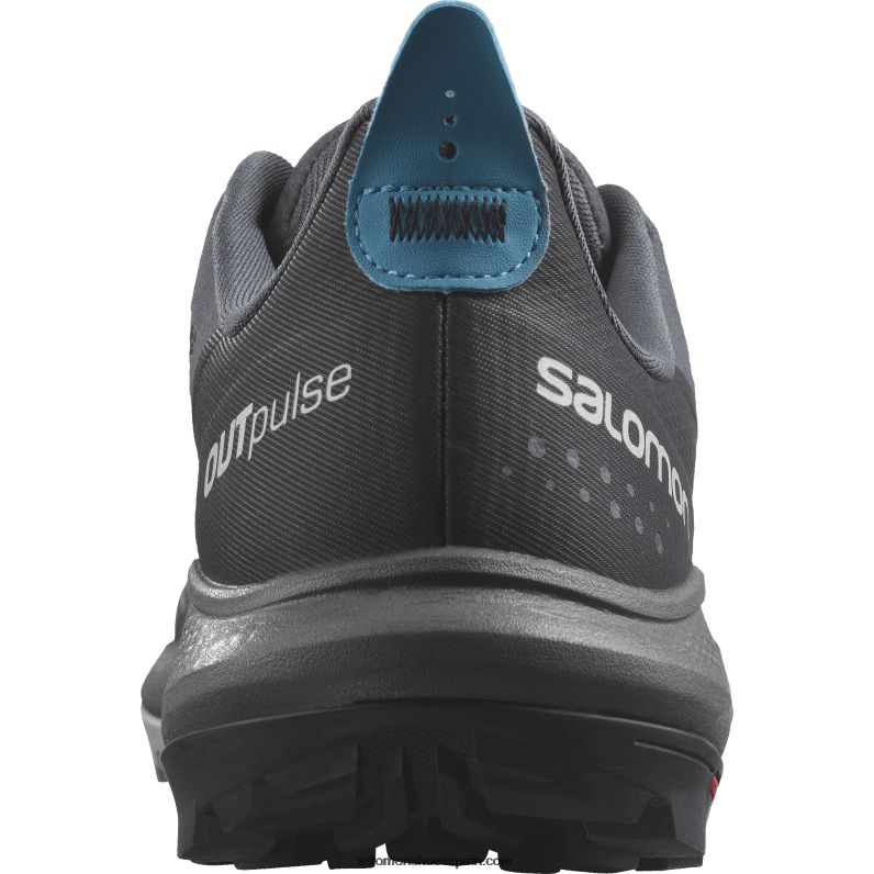 zapatos de senderismo para hombre - outpulse Salomon 00B0PZ30 ébano/negro/azul argel