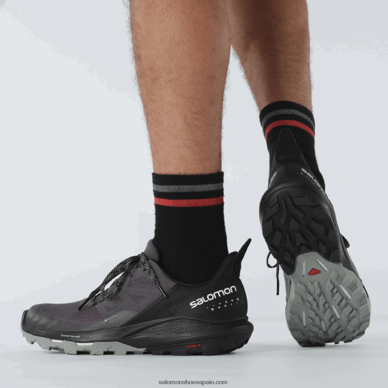 zapatos de senderismo para hombre - outpulse gore-tex Salomon 00B0PZ44 imán/negro/hierro forjado