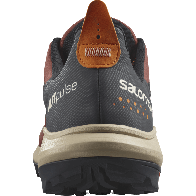 zapatos de senderismo para hombre - outpulse gore-tex Salomon 00B0PZ45 henna quemada/tinta china/cúrcuma