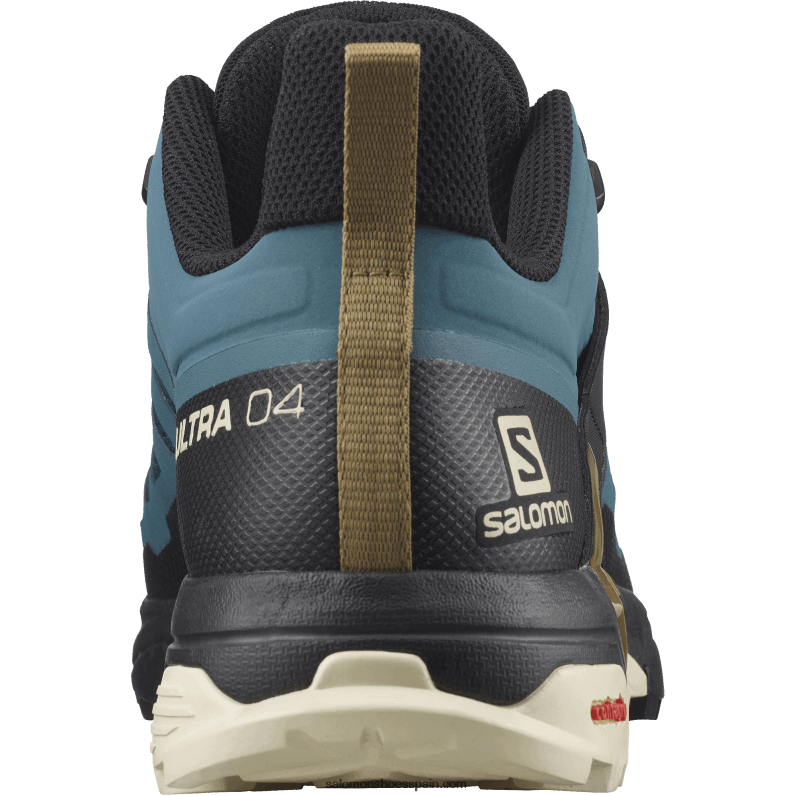 zapatos de senderismo para hombre - x ultra 4 Salomon 00B0PZ25 azul ánade real/arena blanqueada/marrón bronce