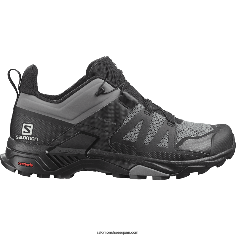 zapatos de senderismo para hombre - x ultra 4 Salomon 00B0PZ26 sombra tranquila/negro