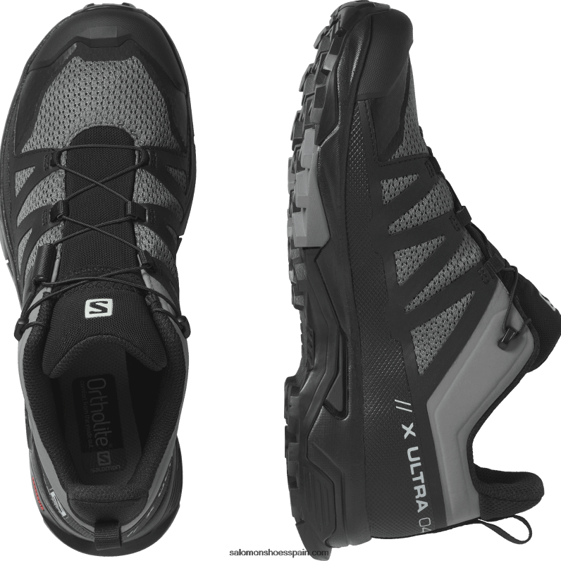 zapatos de senderismo para hombre - x ultra 4 Salomon 00B0PZ26 sombra tranquila/negro