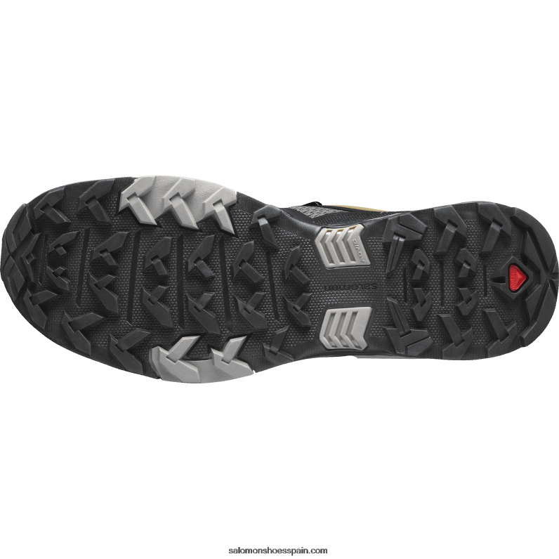 zapatos de senderismo para hombre - x ultra 4 Salomon 00B0PZ27 cuerda elástica/negro/caqui vintage