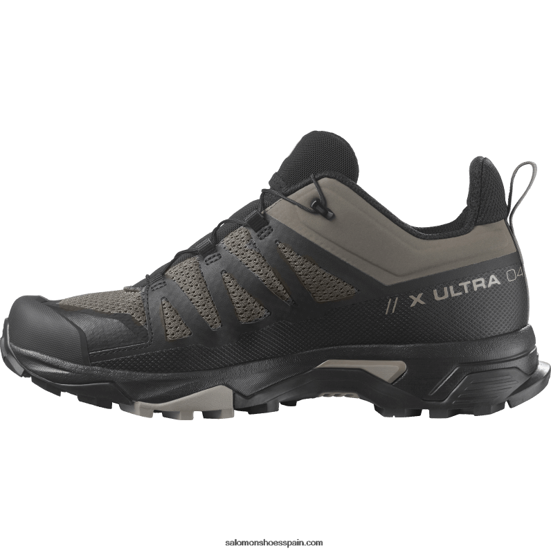 zapatos de senderismo para hombre - x ultra 4 Salomon 00B0PZ27 cuerda elástica/negro/caqui vintage