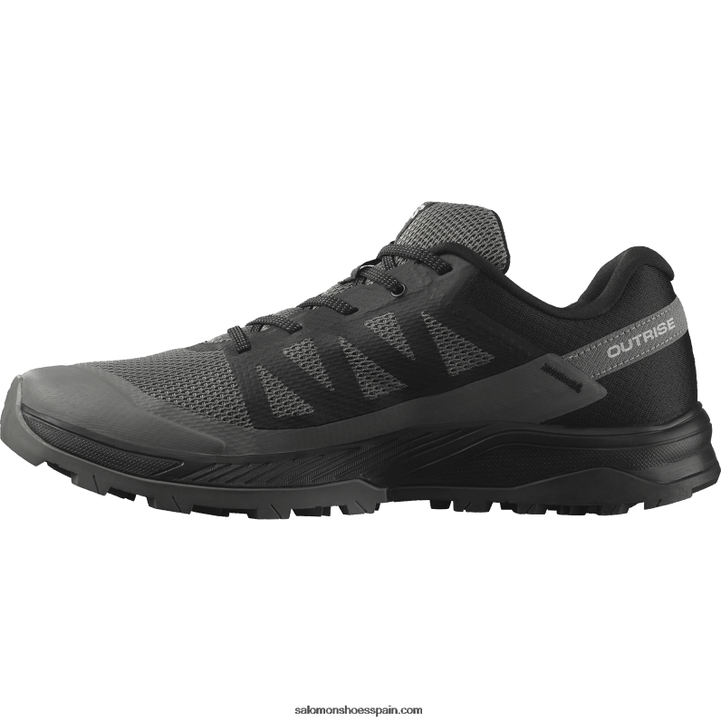 zapatos de senderismo para hombres - outrise Salomon 00B0PZ22 negro/peltre