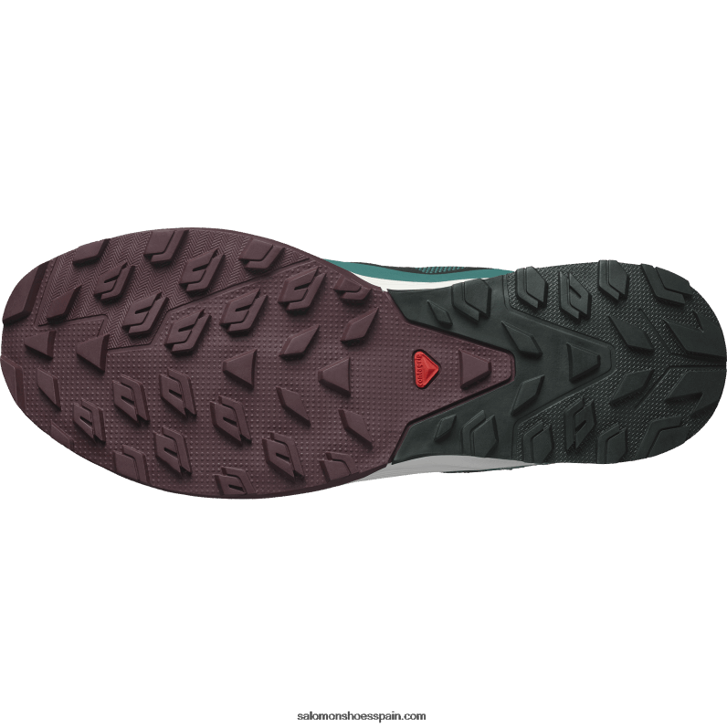 zapatos de senderismo para hombres - outrise clima impermeable Salomon 00B0PZ55 pino ponderosa/chocolate amargo/helado de vainilla