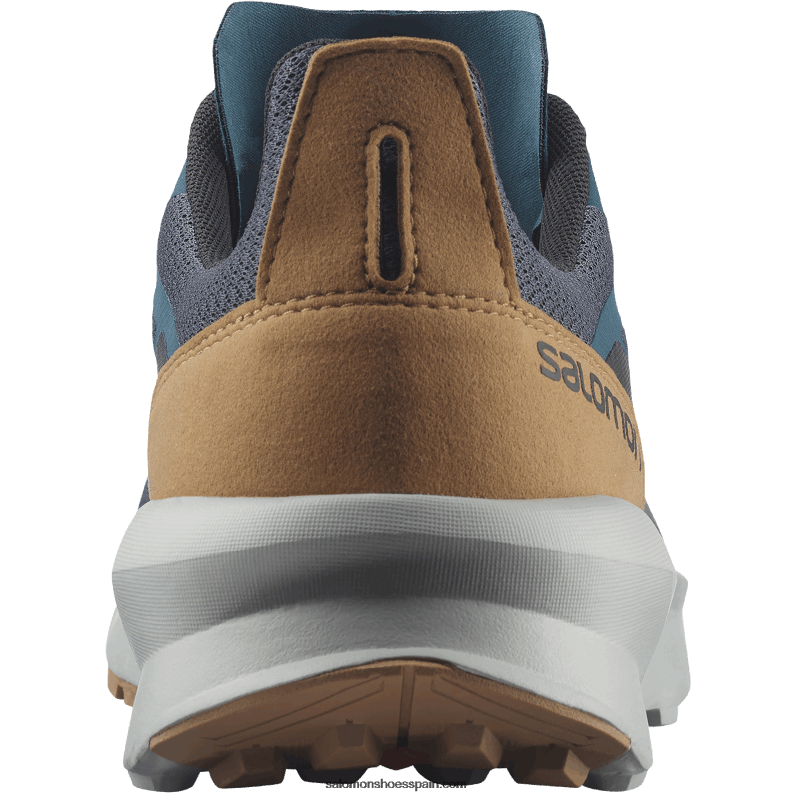 zapatos de senderismo para hombres - patrulla Salomon 00B0PZ46 imán/azul perla/marrón tabaco