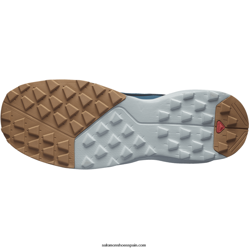 zapatos de senderismo para hombres - patrulla Salomon 00B0PZ46 imán/azul perla/marrón tabaco