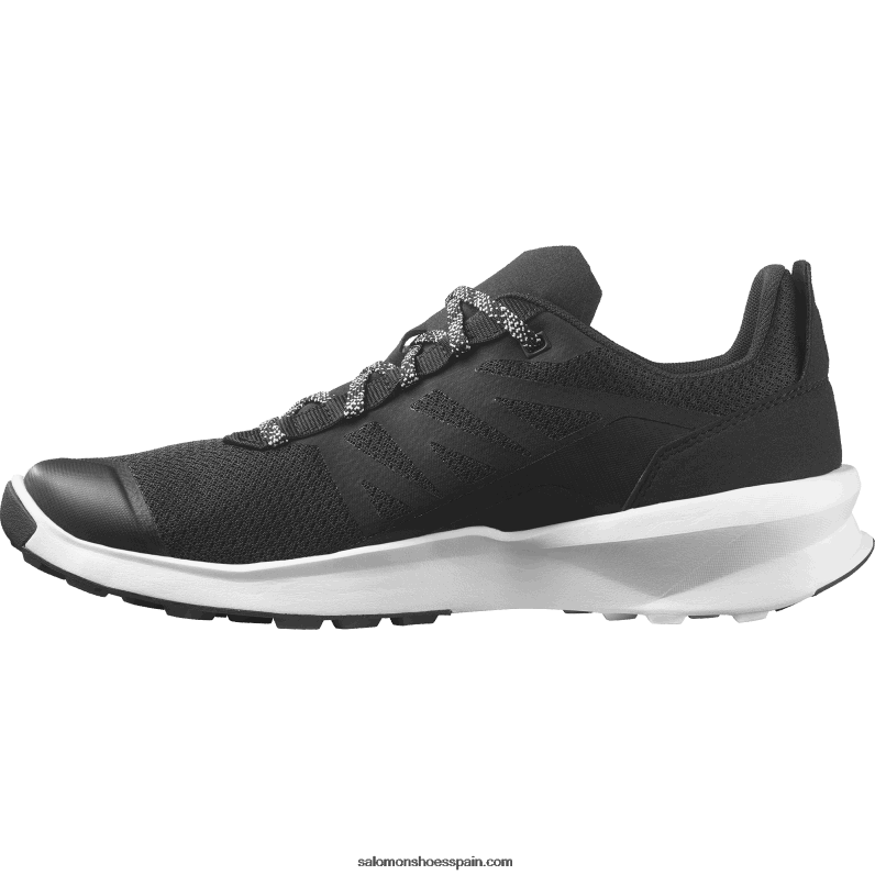 zapatos de senderismo para hombres - patrulla Salomon 00B0PZ47 blanco negro