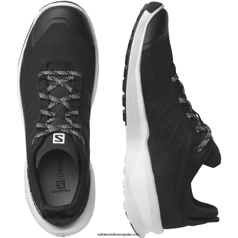 zapatos de senderismo para hombres - patrulla Salomon 00B0PZ47 blanco negro