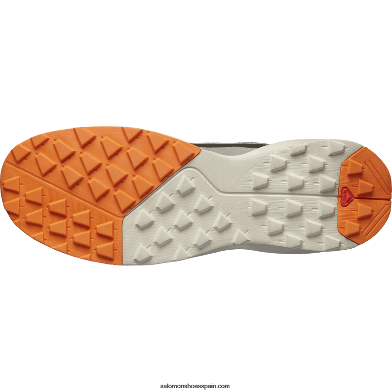 zapatos de senderismo para hombres - patrulla Salomon 00B0PZ48 peltre/gris pluma/ibis escarlata