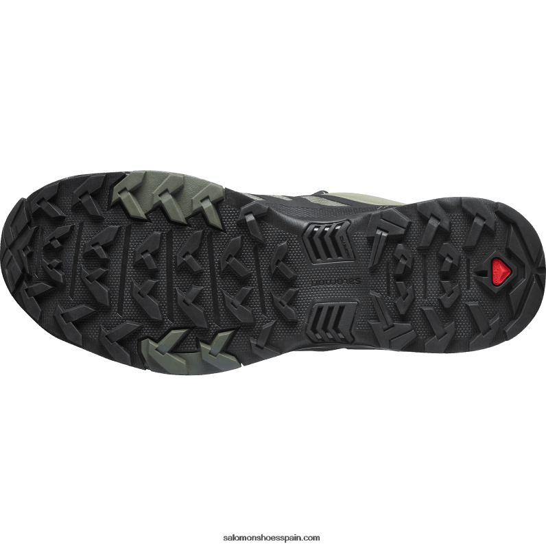 zapatos de senderismo para hombres - x ultra 4 gore-tex Salomon 00B0PZ16 verde liquen profundo/negro/oliva noche