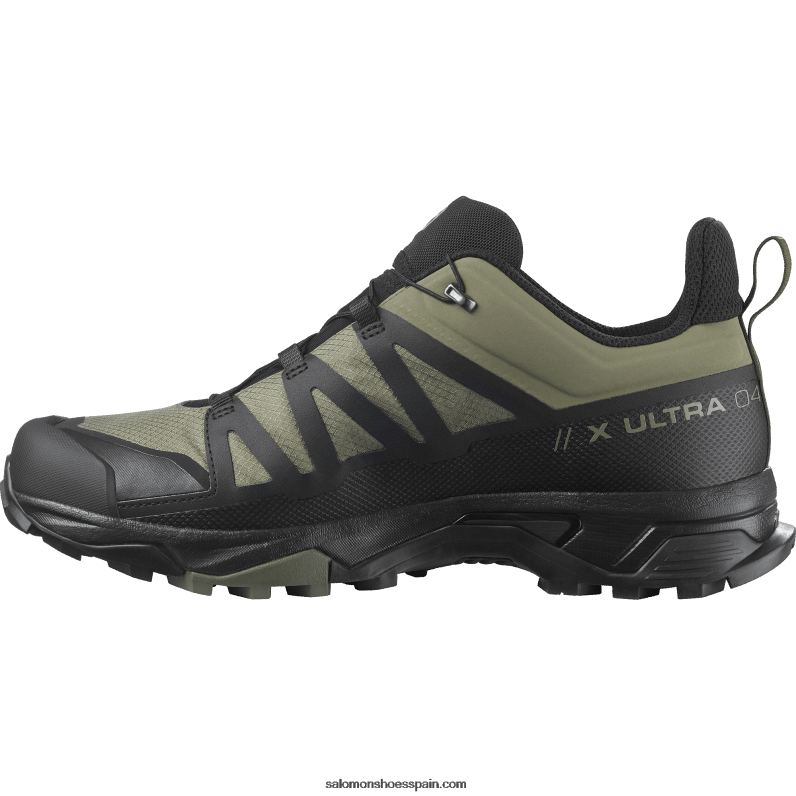 zapatos de senderismo para hombres - x ultra 4 gore-tex Salomon 00B0PZ16 verde liquen profundo/negro/oliva noche