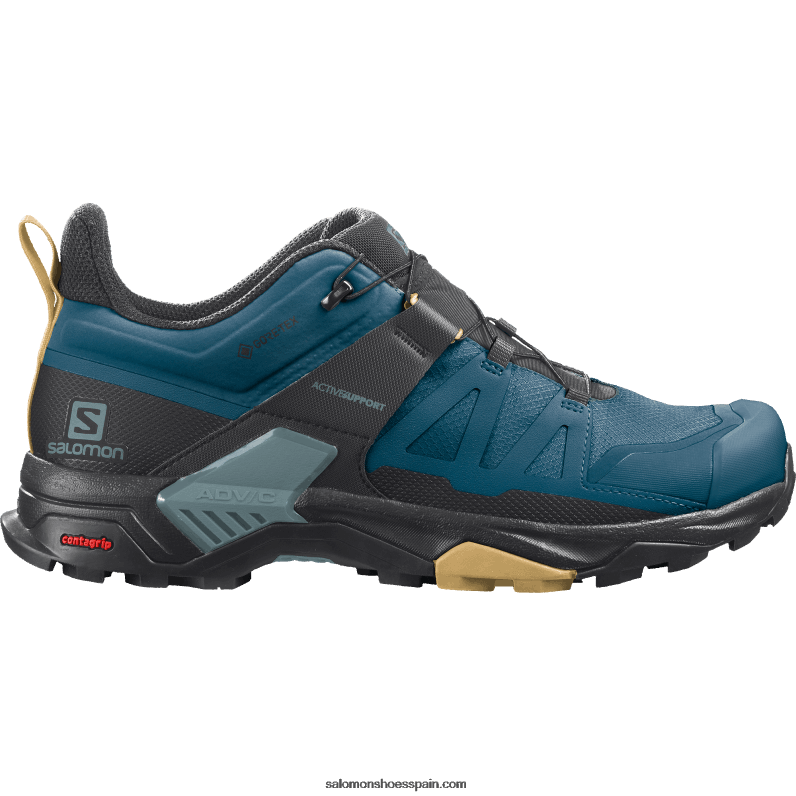 zapatos de senderismo para hombres - x ultra 4 gore-tex Salomon 00B0PZ17 legión azul/negro/hoja de otoño