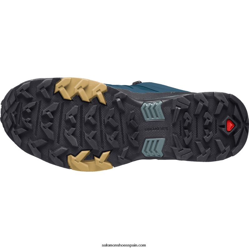 zapatos de senderismo para hombres - x ultra 4 gore-tex Salomon 00B0PZ17 legión azul/negro/hoja de otoño