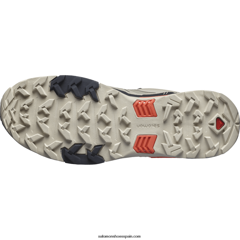 zapatos de senderismo para hombres - x ultra 4 gore-tex Salomon 00B0PZ18 caqui vintage/negro/tomate cherry
