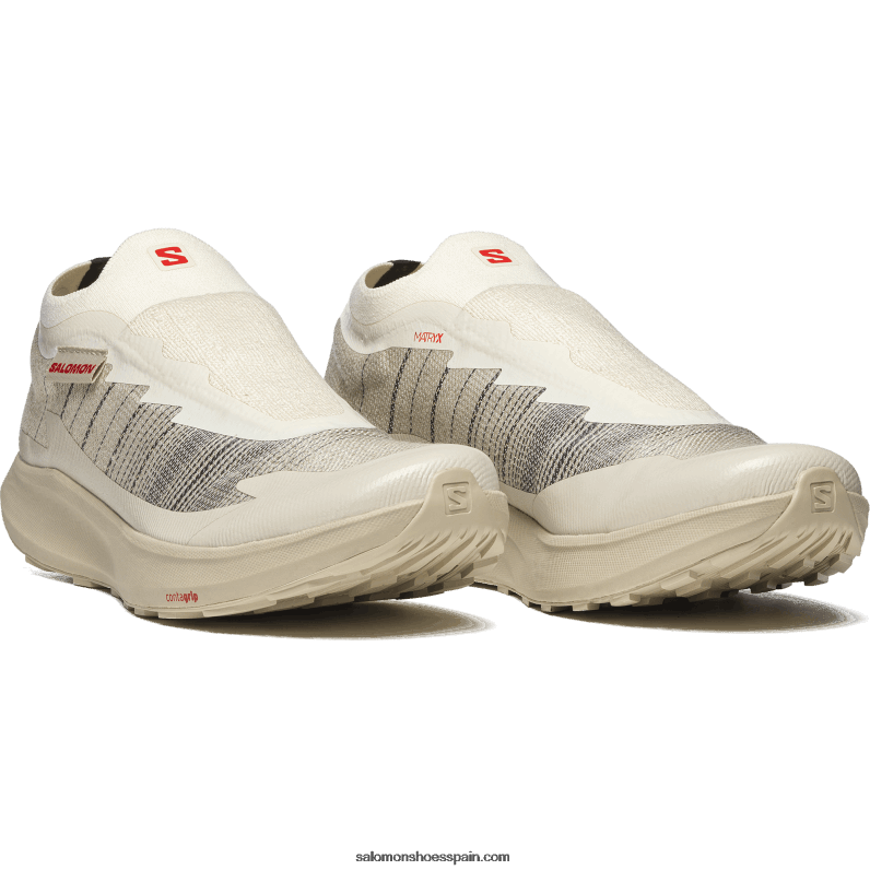 zapatillas deportivas hombre - pulsar advanced Salomon 00B0PZ141 hielo vainilla/gris pluma/rojo fuego