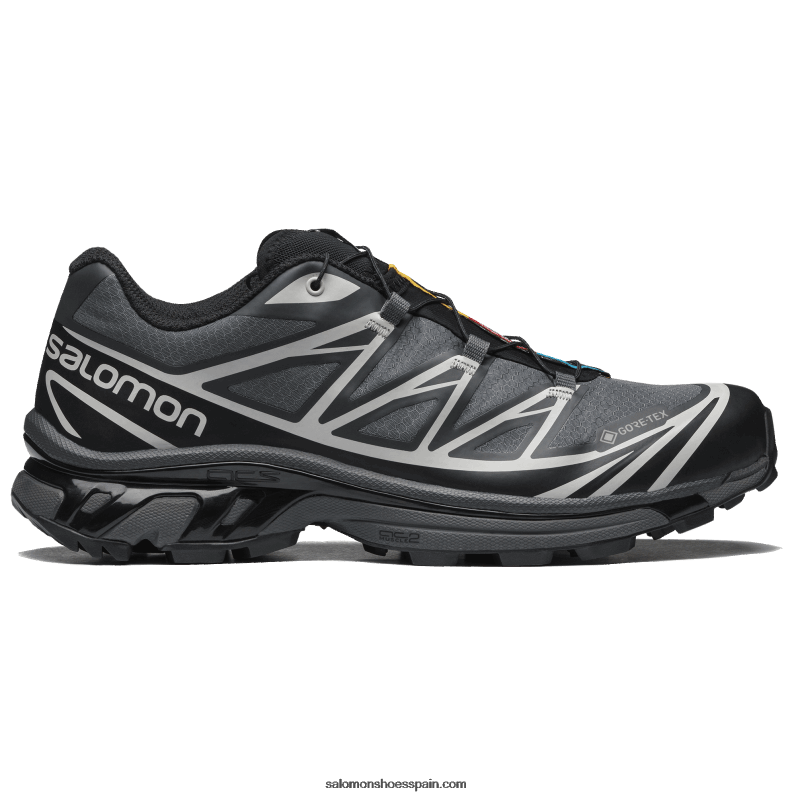 zapatillas deportivas hombre - xt-6 gore-tex Salomon 00B0PZ131 negro/ébano/roca lunar