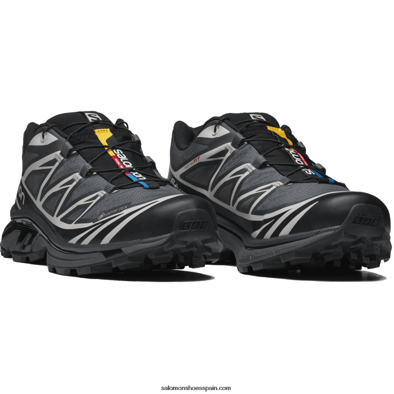 zapatillas deportivas hombre - xt-6 gore-tex Salomon 00B0PZ131 negro/ébano/roca lunar