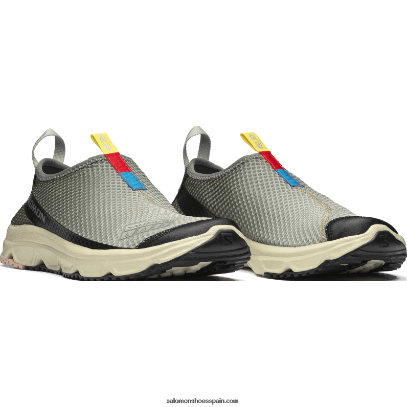 zapatillas deportivas para hombre - rx moc 3.0 Salomon 00B0PZ148 peltre/salvia del desierto/nube rosa