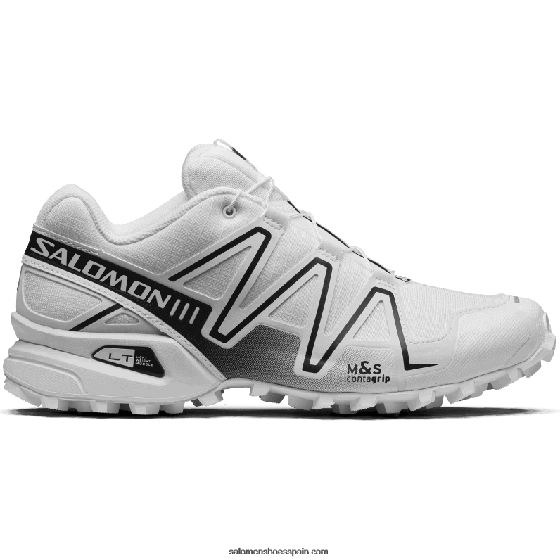 zapatillas deportivas para hombre - speedcross 3 Salomon 00B0PZ178 blanco/aleación