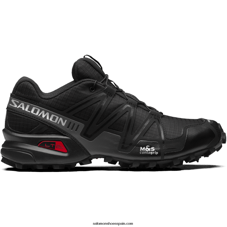 zapatillas deportivas para hombre - speedcross 3 Salomon 00B0PZ179 sombra negra/tranquila