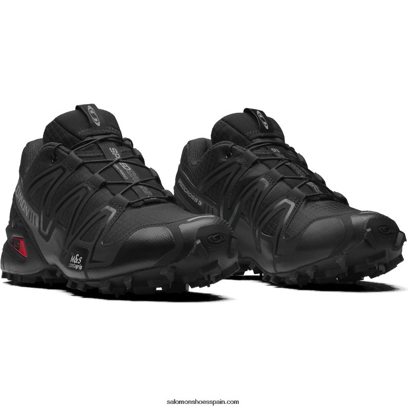 zapatillas deportivas para hombre - speedcross 3 Salomon 00B0PZ179 sombra negra/tranquila