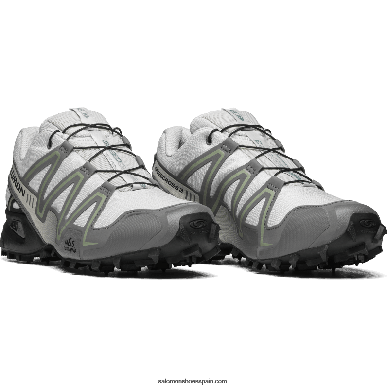 zapatillas deportivas para hombre - speedcross 3 Salomon 00B0PZ180 roca lunar/peltre/almohadilla de lirio