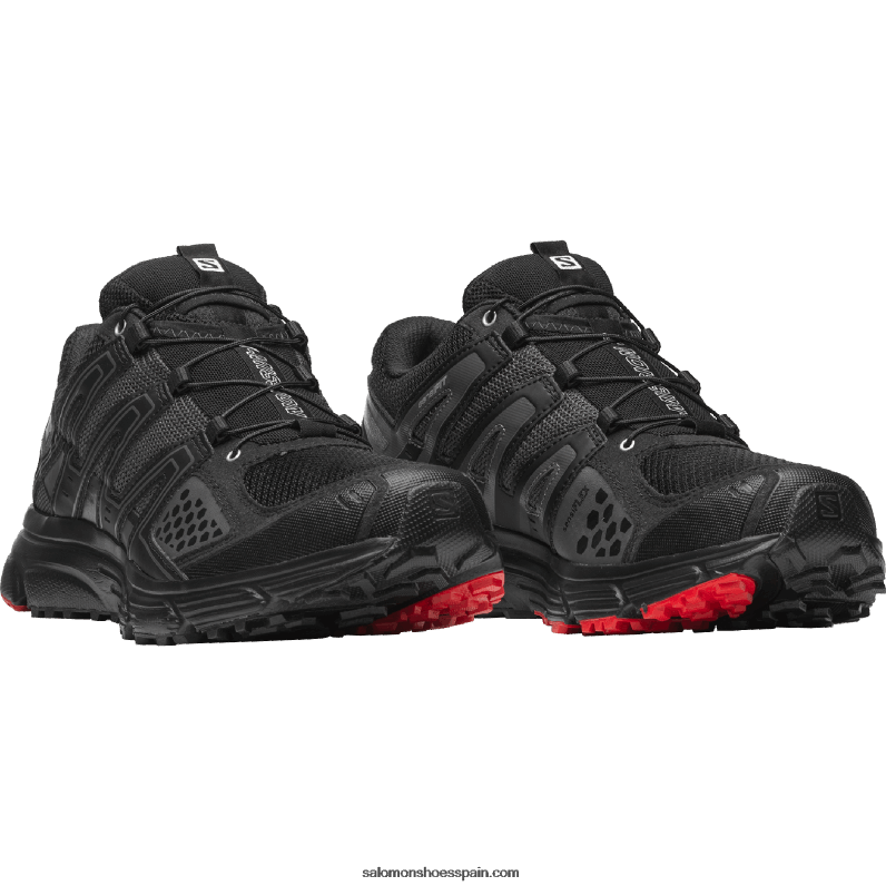 zapatillas deportivas para hombre - x-mission 3 Salomon 00B0PZ203 negro/plata metalizado x/rojo carreras