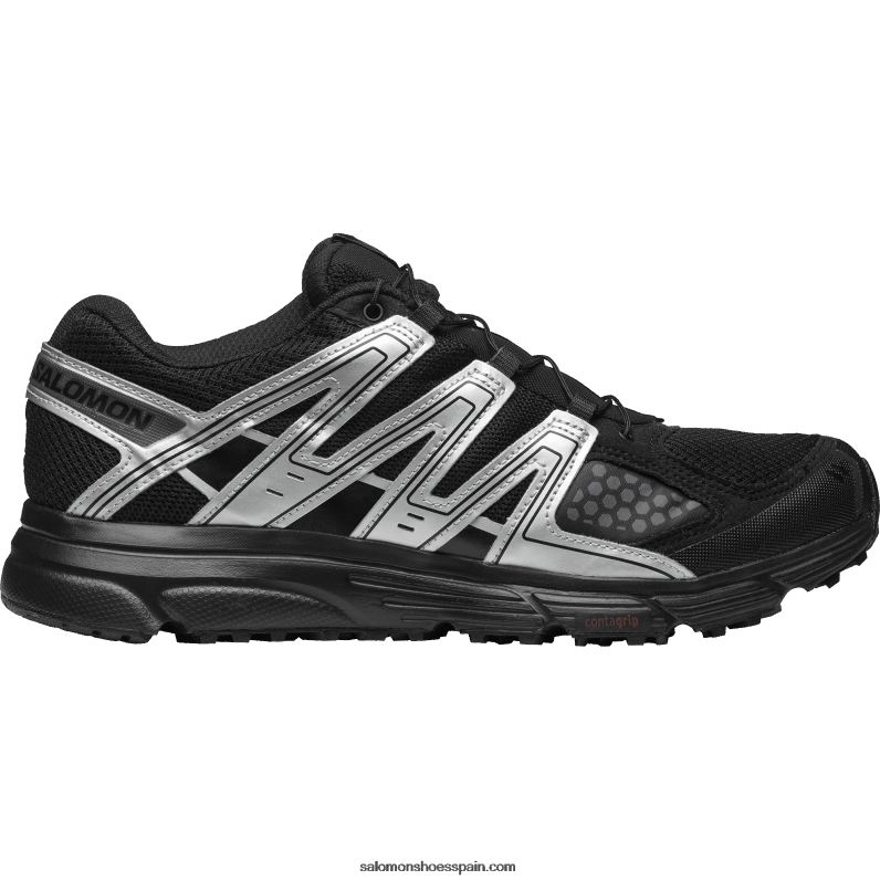 zapatillas deportivas para hombre - x-mission 3 Salomon 00B0PZ204 negro/plata metalizado x/imán