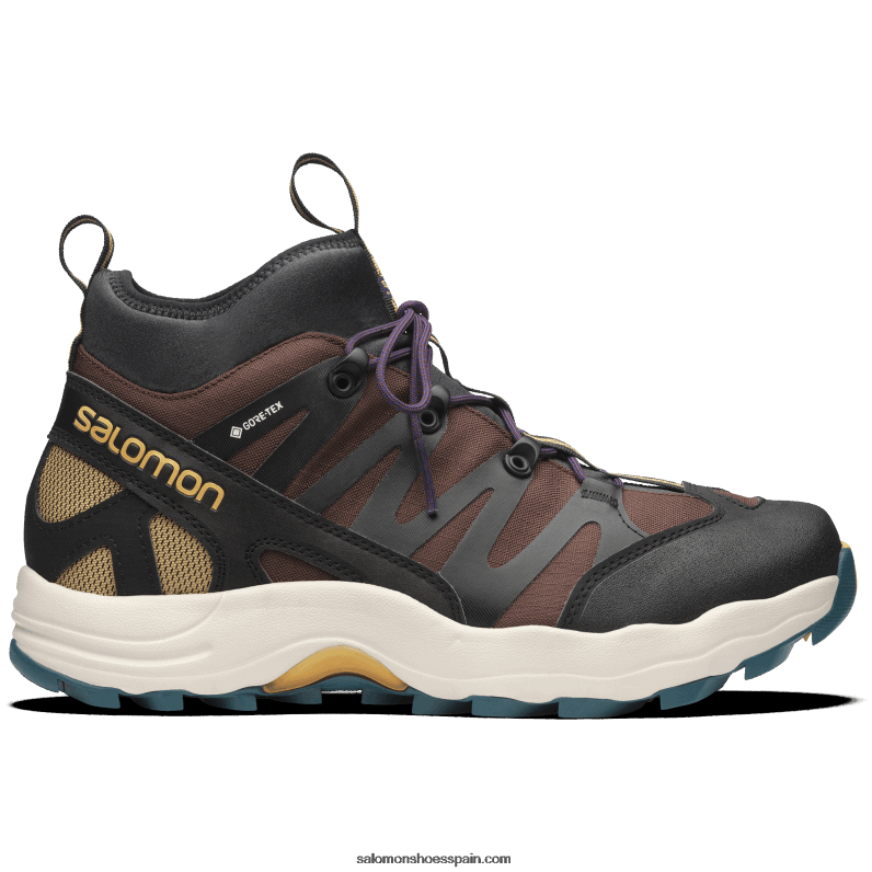 zapatillas deportivas para hombre - xa pro 1 mid gore-tex Salomon 00B0PZ198 fondant de chocolate/palo de flecha/negro