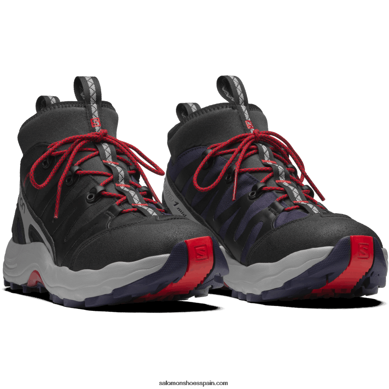 zapatillas deportivas para hombre - xa pro 1 mid gore-tex Salomon 00B0PZ199 negro/aleación/bayas de goji