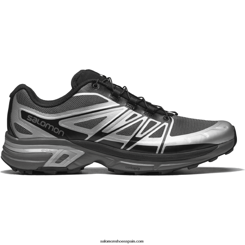 zapatillas deportivas para hombre - xt-wings 2 Salomon 00B0PZ188 plata/sombra tranquila/negro