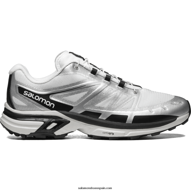 zapatillas deportivas para hombre - xt-wings 2 Salomon 00B0PZ194 blanco/plata metalizado x/negro