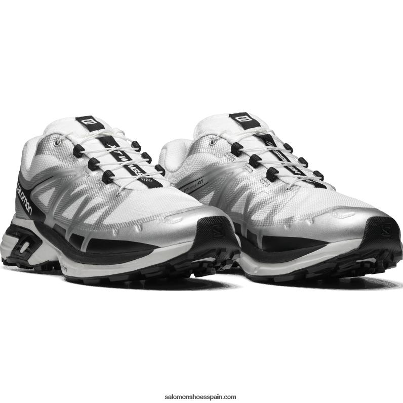 zapatillas deportivas para hombre - xt-wings 2 Salomon 00B0PZ194 blanco/plata metalizado x/negro