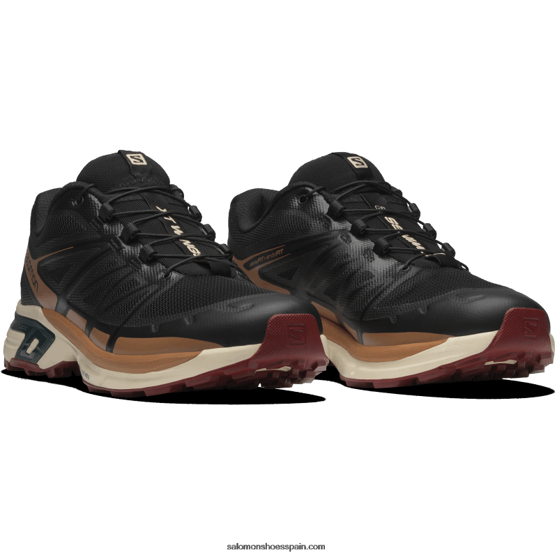 zapatillas deportivas para hombre - xt-wings 2 Salomon 00B0PZ197 negro/arena blanqueada/pino ponderosa