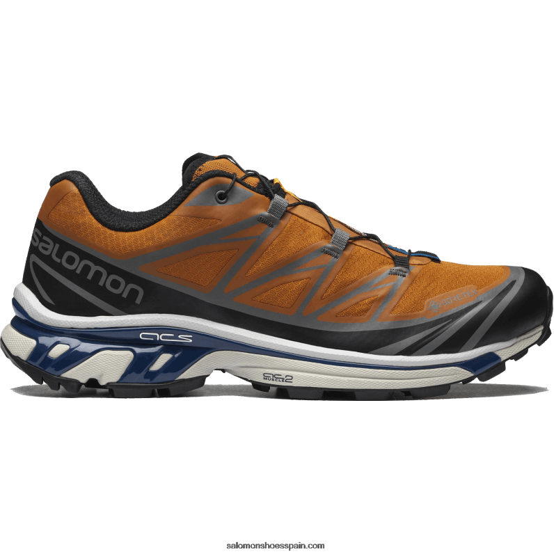 zapatillas sportstyle hombre - xt-6 gore-tex utility Salomon 00B0PZ127 mermelada/negro/peonía azul marino