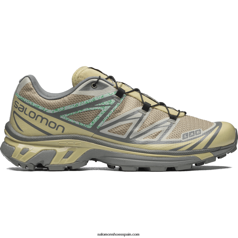 zapatillas sportstyle hombre - xt-6 mindful Salomon 00B0PZ215 verde grisáceo/gris musgo/gris ricino