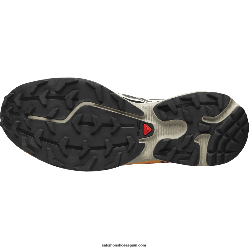 zapatillas sportstyle hombre - xt-6 recut Salomon 00B0PZ66 beluga/negro/naranja rojizo